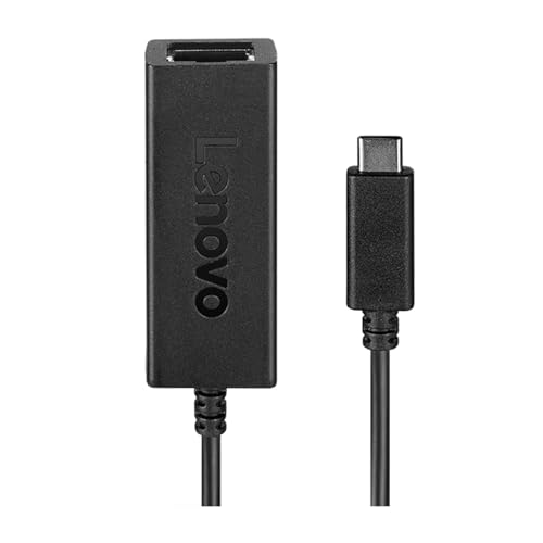 Lenovo USB-C to Ethernet Adapter for Fast & Stable Internet Connection - Business Professionals - Office Work
| Lenovo