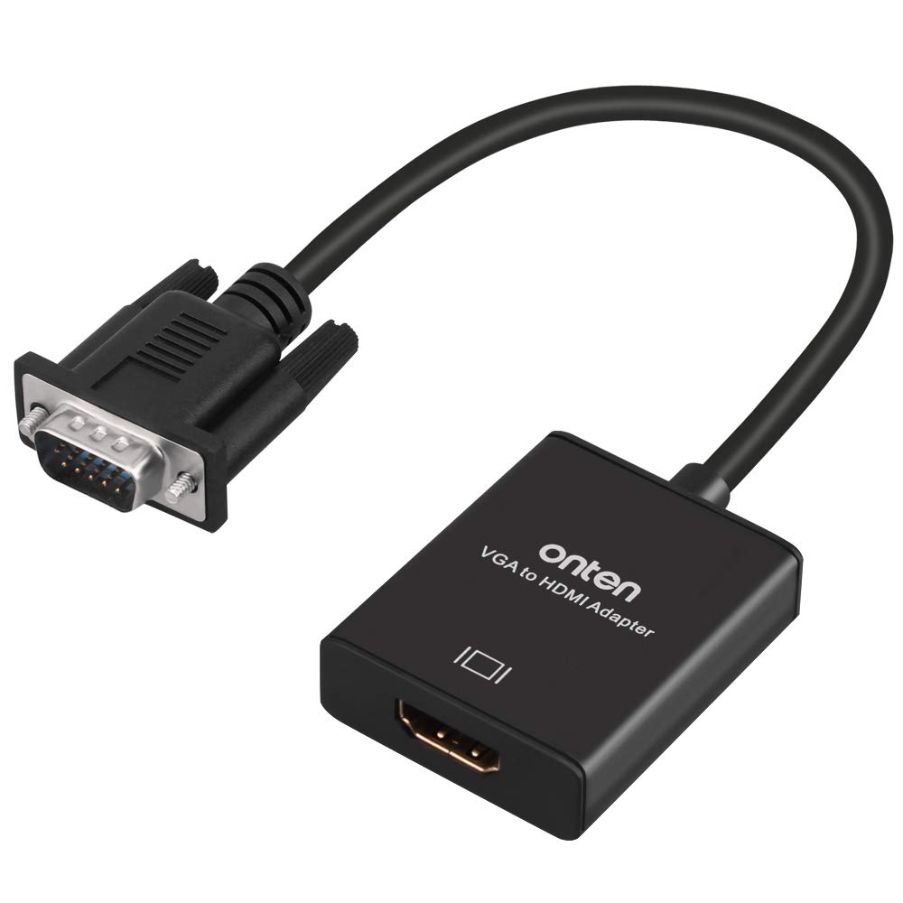 High-Quality 1080P VGA to HDMI Adapter for Computer and Monitor
| Perfect for Desktop, Laptop, and Projector: 1080P VGA
