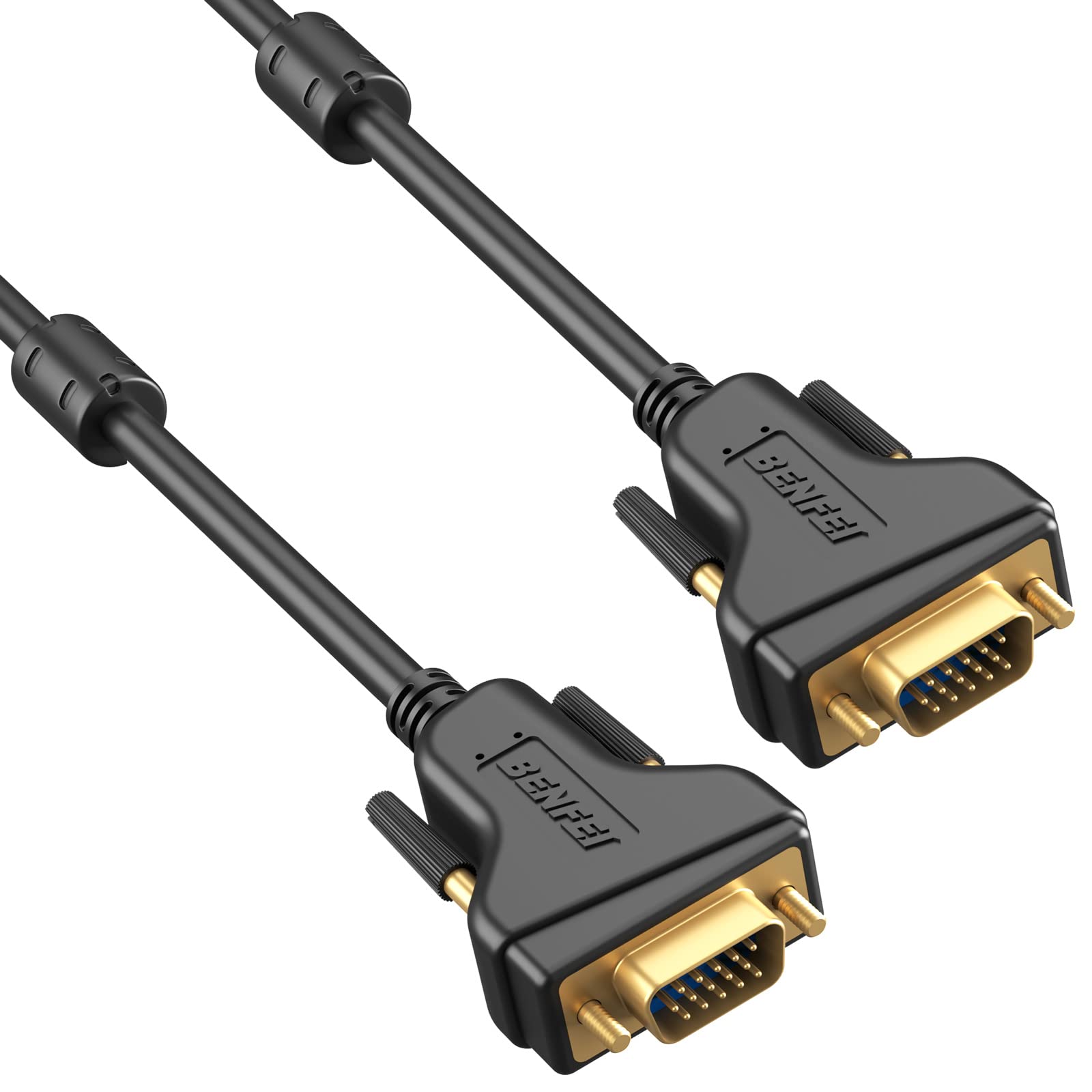 BENFEI VGA Cable for PC to Monitor Connection, High Quality with Ferrites, Suitable for Office Use, |5 Meter
| BENFEI |
