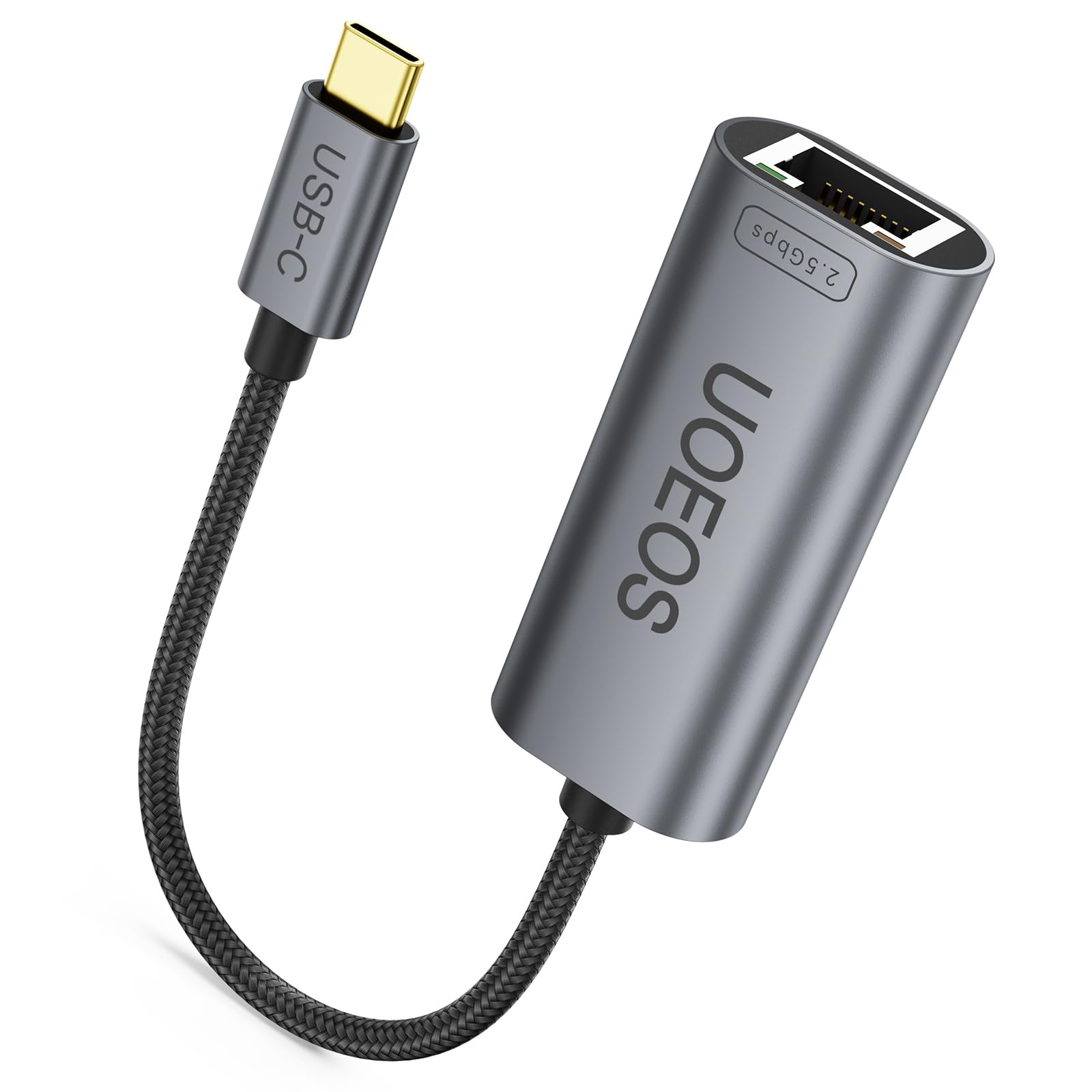 Thunderbolt 4/3 Compatible |5Gbps USB C to RJ45 Ethernet Adapter for MacBook Space Gray
| |5G Ethernet Adapter for iPho